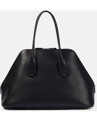 The Row - Devon Leather Tote - Lyst