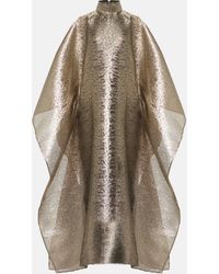 ‎Taller Marmo - Mirage Belted Sheer Wool-blend Kaftan - Lyst