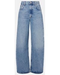 Agolde - Low Curve Mid-Rise Wide-Leg Jeans - Lyst