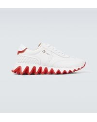 Christian Louboutin - Loubishark Donna Leather Trainers - Lyst