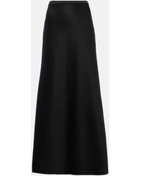 Max Mara - Long Skirt In Scuba Jersey - Lyst