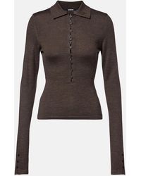 Jacquemus - Wool Polo Shirt - Lyst