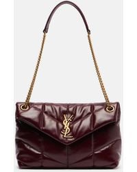 Saint Laurent - Borsa A Spalla Puffer Small - Lyst