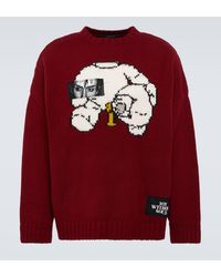 Undercover - Intarsia Wool Sweater - Lyst