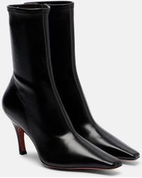 AMINA MUADDI - Ankle Boots Jamie 80 Aus Leder - Lyst