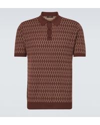 Slowear - Cotton Jacquard Polo Shirt - Lyst