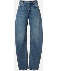 Alaïa - Barrel-Leg Jeans - Lyst
