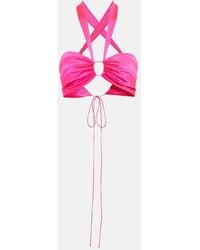 The Sei - Silk Satin Bra Top - Lyst