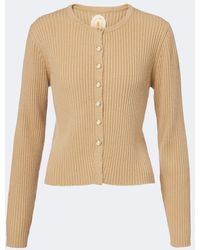 Jardin Des Orangers - Ribbed-Knit Wool And Cashmere Cardigan - Lyst