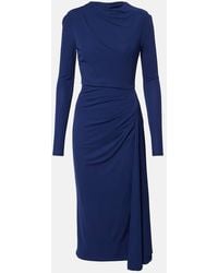 Erdem - Midikleid Aus Crepe - Lyst
