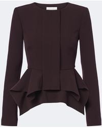 Roland Mouret - Peplum Crepe Jacket - Lyst