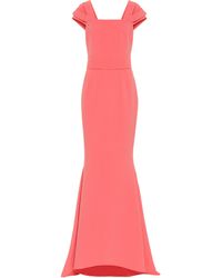 Safiyaa Robe aus Crêpe - Pink