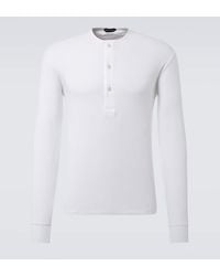 Tom Ford - Chemise Henley En Coton Melange - Lyst