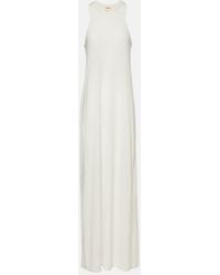 KHAITE - Vernetta Cotton-Blend Jersey Maxi Dress - Lyst