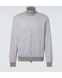 Brioni - Cotton-Blend Track Jacket - Lyst