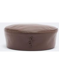 Ruslan Baginskiy - Logo Leather Hat - Lyst