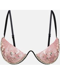 Area - Brassiere a ornements - Lyst