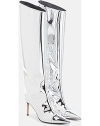 Alexandre Vauthier - Alex 105 Metallic Knee-High Boots - Lyst