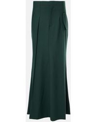 Victoria Beckham - Asymmetric Maxi Skirt - Lyst