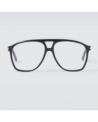 Saint Laurent - Sl 596 Dune Aviator Glasses - Lyst