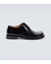 Loewe - Terra Leather Derby Shoes - Lyst