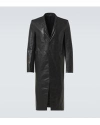 Rick Owens - Leather Coat - Lyst