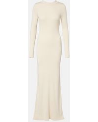 AYA MUSE - Elowen Open-Back Silk-Blend Maxi Dress - Lyst