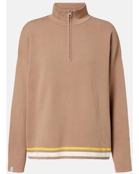 The Upside - Veneto Carter Knitted Half-Zip Sweater - Lyst
