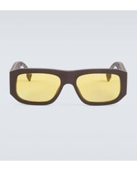 Fendi - Shadow Rectangular Sunglasses - Lyst