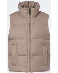 Max Mara - Cashmere-Blend Down Vest - Lyst