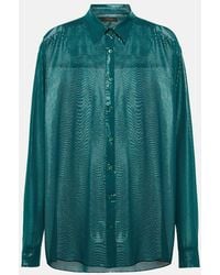 Oséree - Oseree Lame Shirt - Lyst