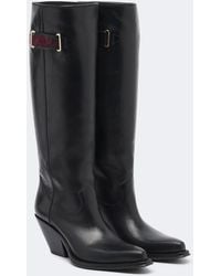 Chloé - Azelan Leather Knee-High Boots - Lyst
