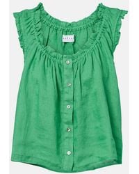Velvet - Tana Linen Top - Lyst