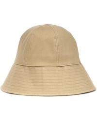 Sombrero con cierre de cordón Jil Sander de Algodón de color Neutro Mujer Accesorios de Sombreros y gorros de 