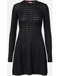 Missoni - Zig Zag Cotton-Blend Minidress - Lyst