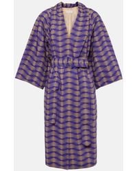 Dries Van Noten - Printed Cotton Poplin Minidress - Lyst