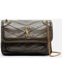 Saint Laurent - Niki Mini Leather Shoulder Bag - Lyst