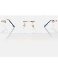Versace - Round Glasses - Lyst