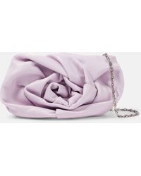 Burberry - Rose Leather Clutch - Lyst