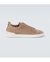 ZEGNA - Zapatillas sin cordones con triple costura - Lyst