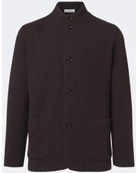 Lardini - Knitted Wool And Cashmere Blazer - Lyst