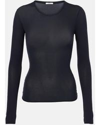 FFORME - Ames Sheer Silk-Blend Top - Lyst