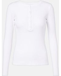 Nili Lotan - Jordan Henley Cotton T-Shirt - Lyst