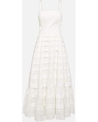 Jonathan Simkhai - Robe Longue En Coton Melange - Lyst