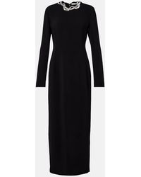 The Row - Mitsuko Embellished Cady Maxi Dress - Lyst