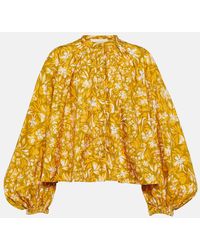 Jil Sander - Bedruckte Bluse - Lyst