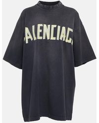 Balenciaga - T-shirt in cotone con logo - Lyst