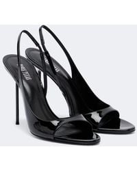 Paris Texas - Lidia Patent Leather Slingback Sandals - Lyst