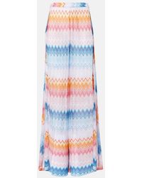 Missoni - Zig Zag Wide-Leg Pants - Lyst