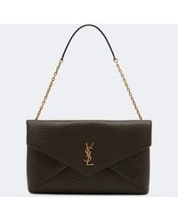 Saint Laurent - Cassandre Large Leather Shoulder Bag - Lyst